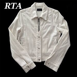RTA white denim jacket Size M EXCELLENT condition